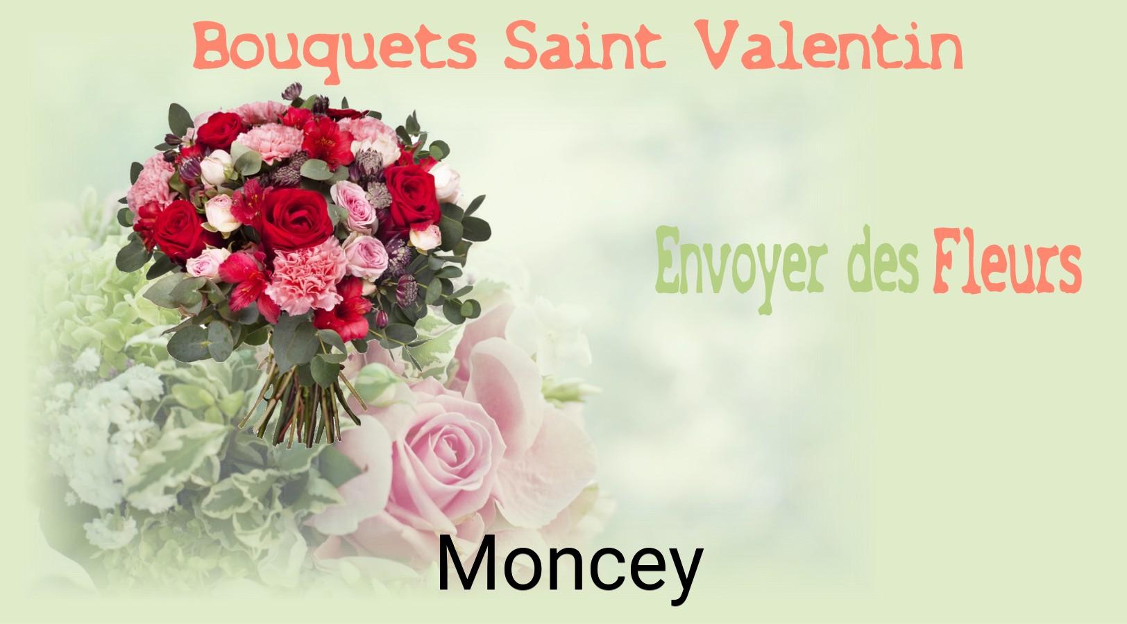 Roses de Saint-Valentin livrées à Moncey